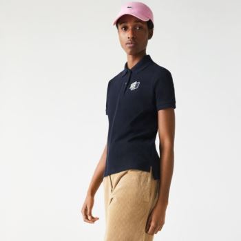 Lacoste Lacoste Regular Fit Cotton Piqué Polo Shirt Dámské - Polo Tmavě Blankyt Blankyt | CZ-nP6cFJ